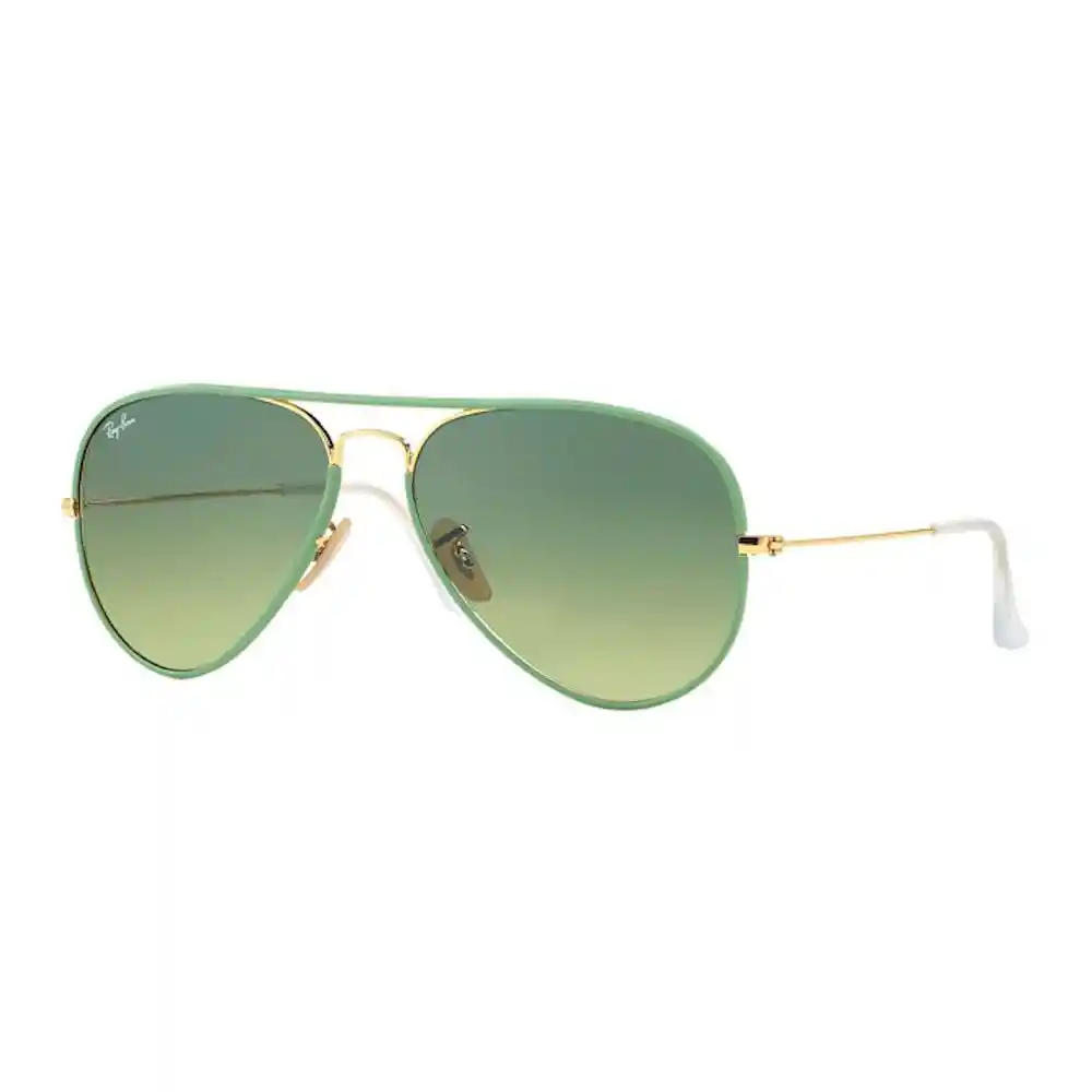 Gafas De Sol Ray Ban Aviator Full Color Rb3025jm 001/3m Color Verde Talla 58mm