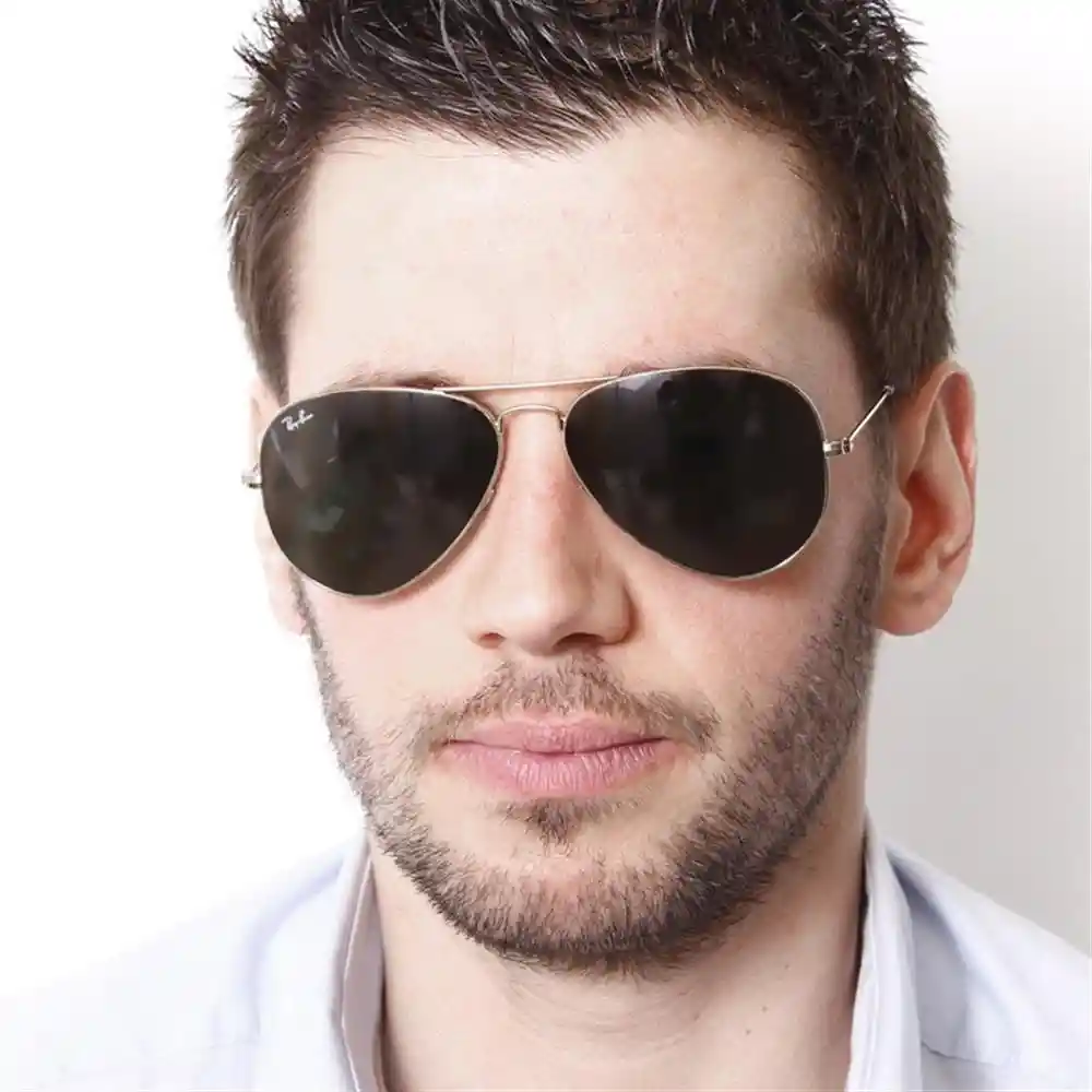 Gafas De Sol Ray Ban Aviador Rb3026 L2846 Color Dorado Talla 62mm