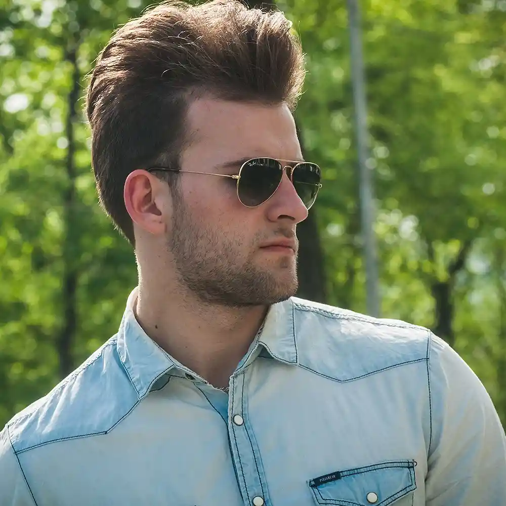 Gafas De Sol Ray Ban Aviador Rb3025 L0205 Color Dorado Talla 58mm