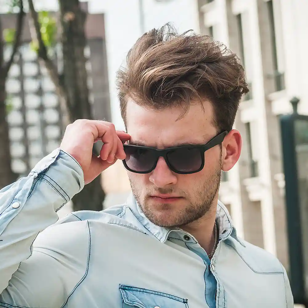 Gafas De Sol Ray Ban Wayfarer Justin Rb4165 601/8g Color Negro Talla 54mm