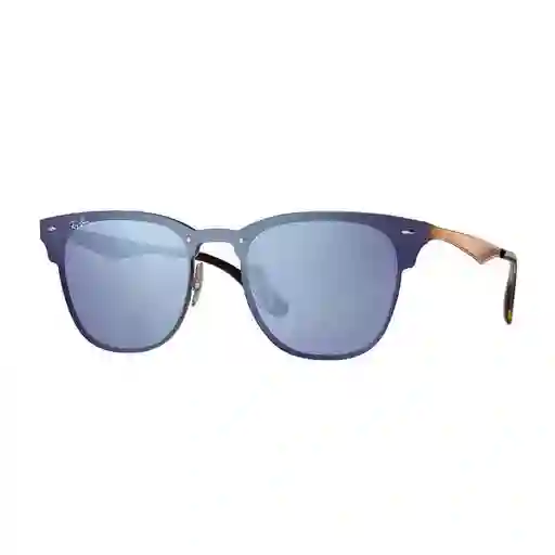 Gafas De Sol Ray Ban Blaze Clubmaster Rb3576n 9039/1u Color Lila Talla 47mm