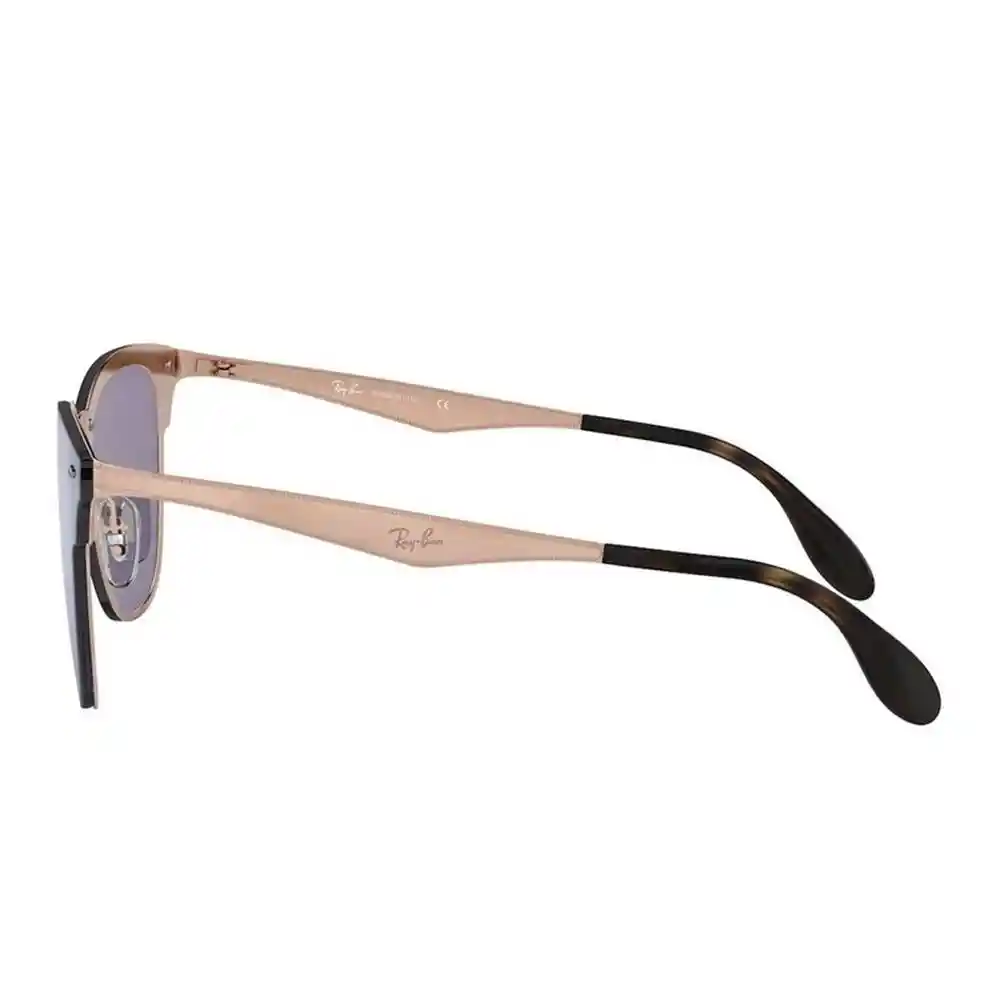 Gafas De Sol Ray Ban Blaze Clubmaster Rb3576n 9039/1u Color Lila Talla 47mm