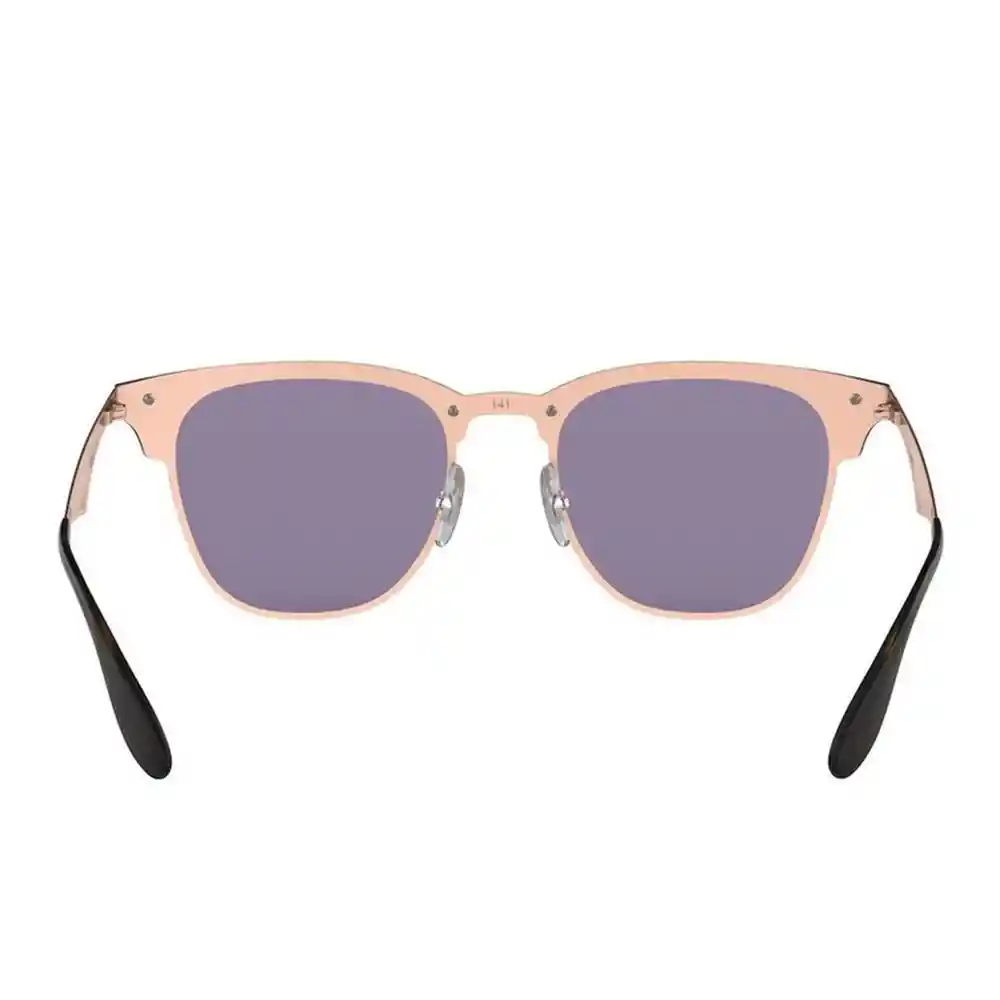 Gafas De Sol Ray Ban Blaze Clubmaster Rb3576n 9039/1u Color Lila Talla 47mm
