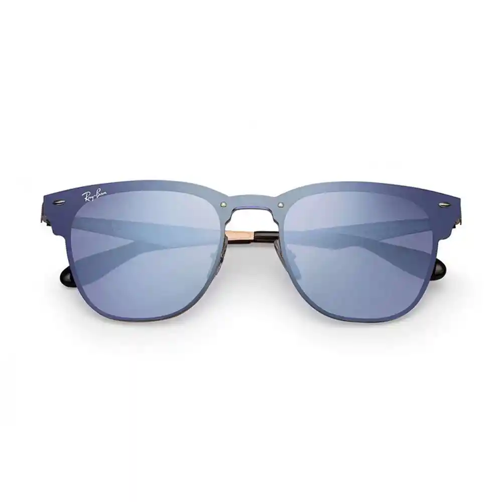 Gafas De Sol Ray Ban Blaze Clubmaster Rb3576n 9039/1u Color Lila Talla 47mm