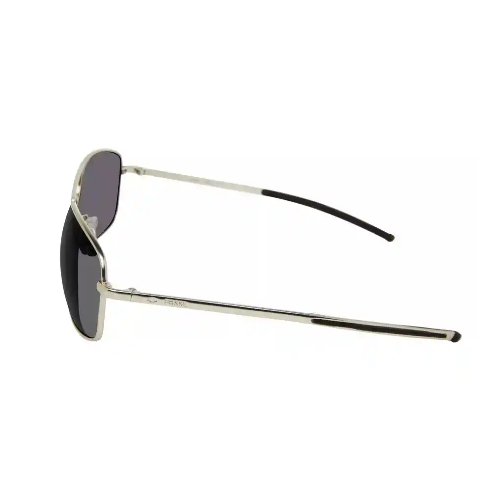 Gafas De Sol Fossil Navegador 66353614 Color Plateado Talla 52mm