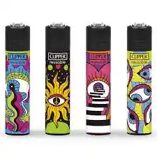 Encendedor Reusable Clipper Estampados Surtidos