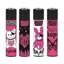 Encendedor Reusable Clipper Estampados Surtidos