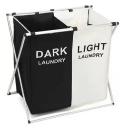 Cesta Para Ropa Sucia Organizador Plegable 2 Espacios