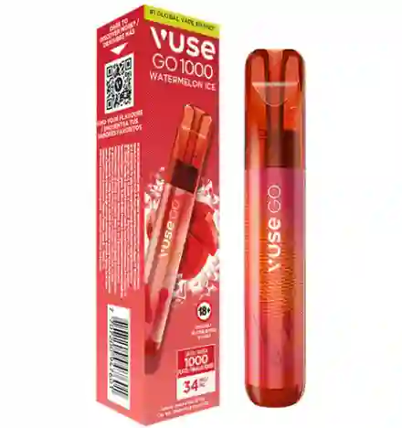 Vape Desechable Watermelon Ice Vuse Go 1000 Puff