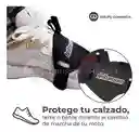 Combo Protector De Pata Lateral Moto + Protector De Calzado Para Moto