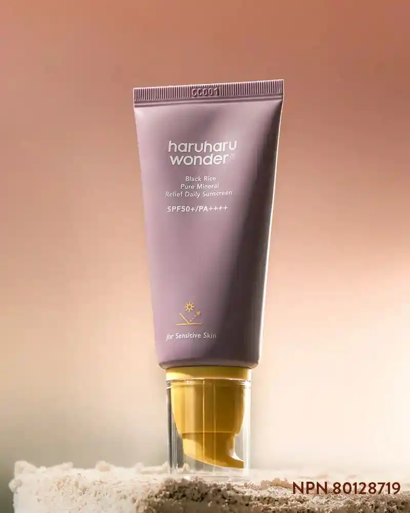 Haruharu Wonder Black Rice Pure Mineral Relief Daily Sunscreen Spf50+ Pa++++