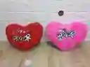 Peluche En Corazon Con Mensaje Sirve Como Almohada