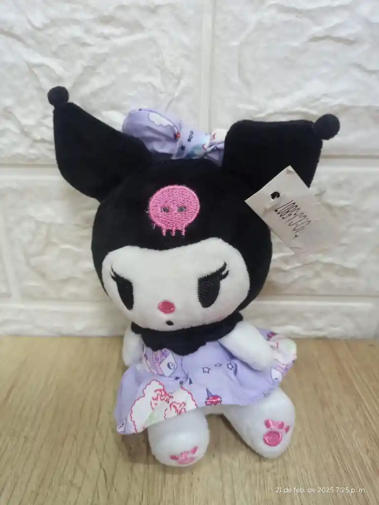 Peluche Kuromi Tipo Llavero