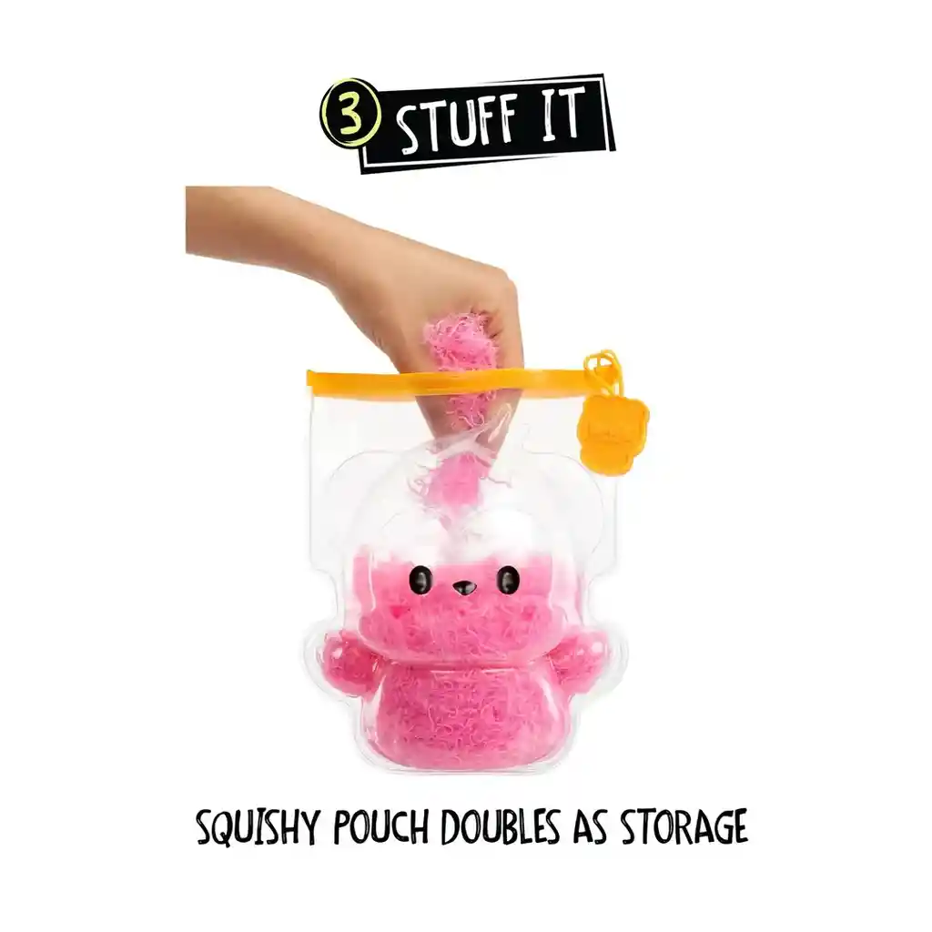 Fluffie Stuffiez Mono Rosado Pequeño