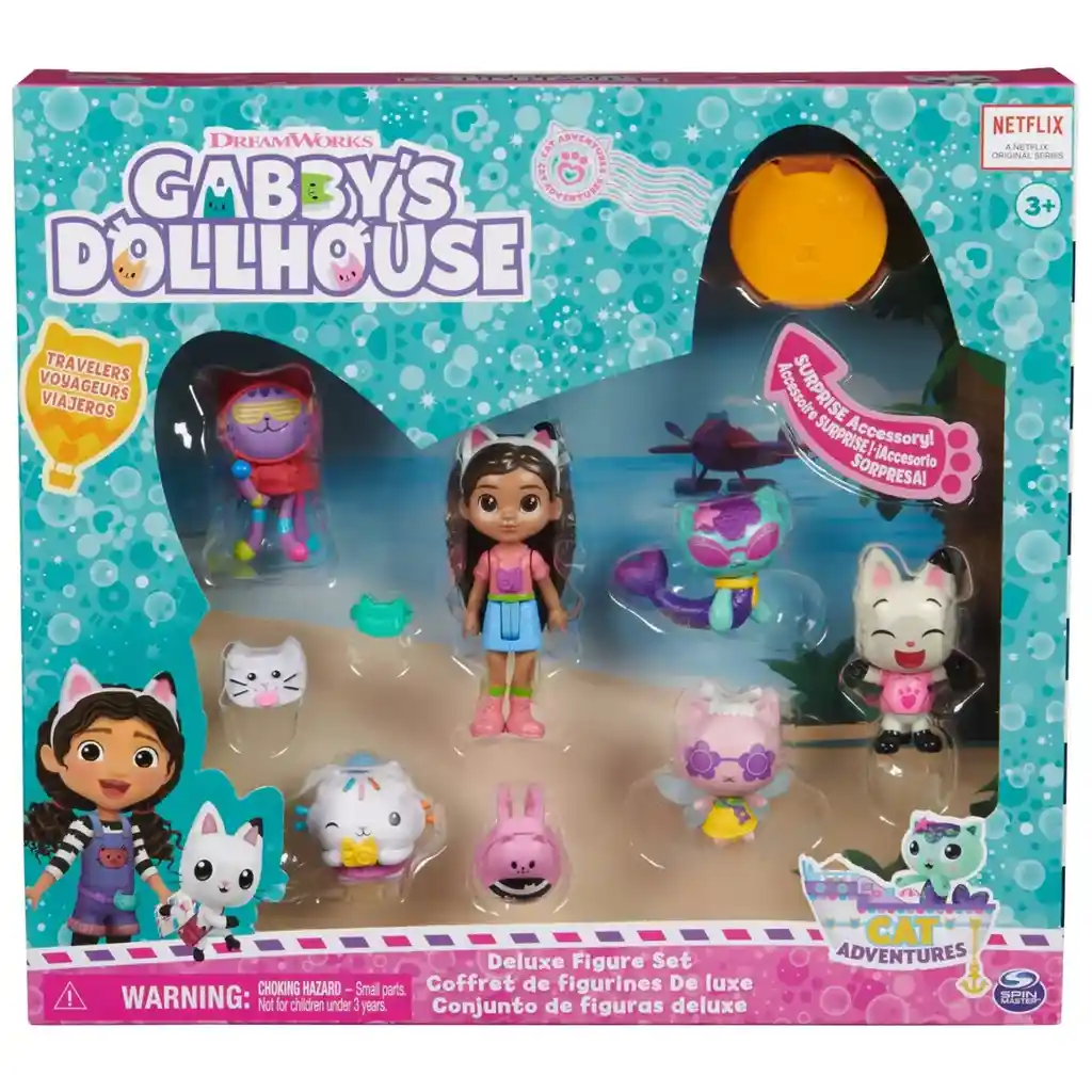 Gabby's Dollhouse Set Figuras De Viaje