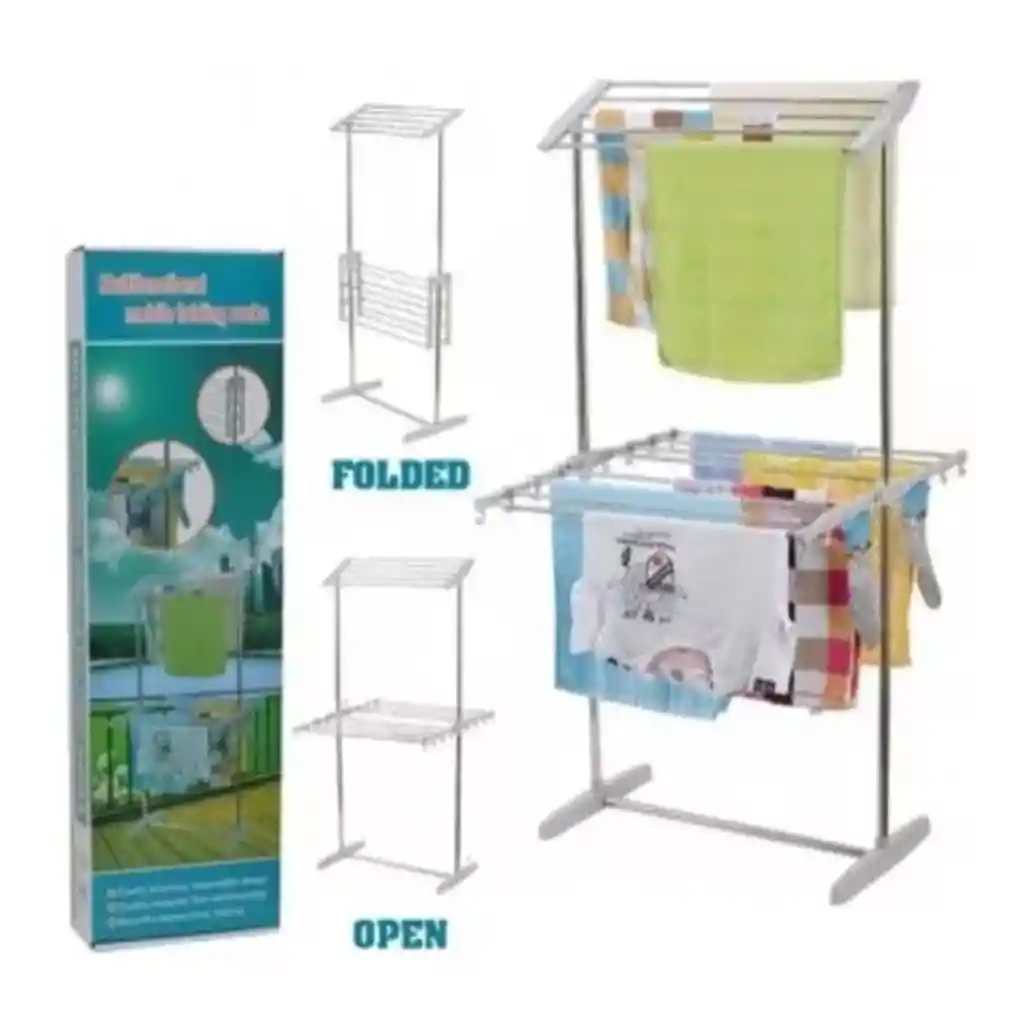 Colgador De Ropa Tendedero De 2 Niveles
