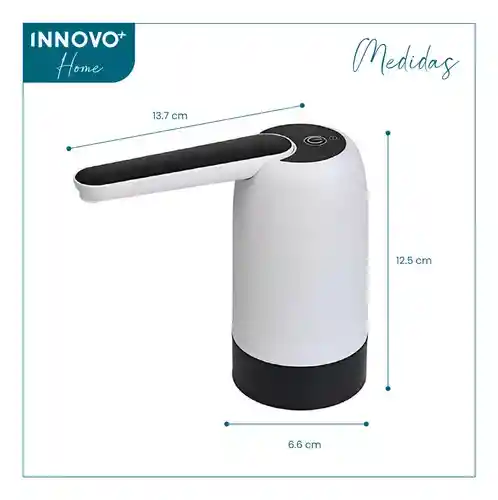 Bomba Dispensador De Agua Automático Botellón Digital White Innovo Home