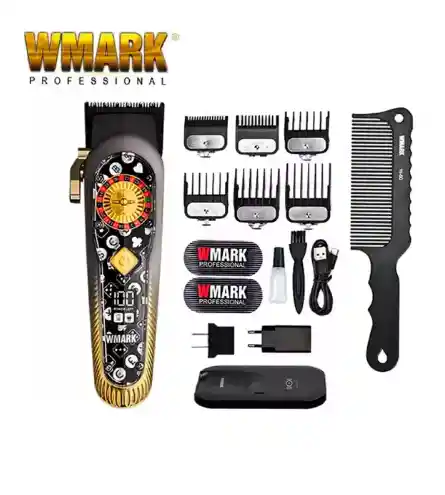 Maquina De Corte De Pelo Con Carga Inalambrica Wmark