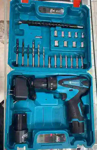 Taladro Tg Technology Piezas +2 Baterias