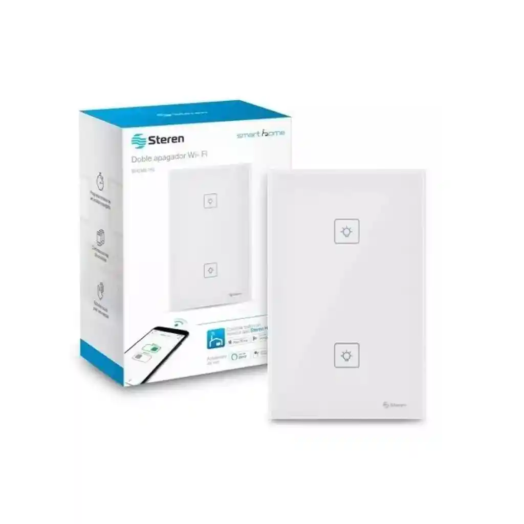Apagador Steren Shome 110 Doble Wifi	
