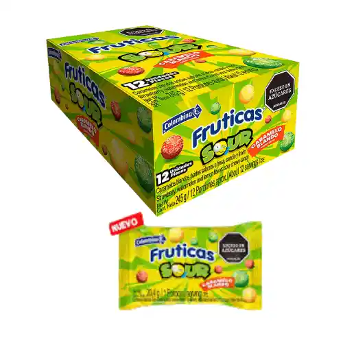 Fruticas Sour Caramelo Blando 20.4gr