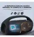 Parlante Portátil Boom Mega Bass Sound Luces Bluetooth Tws Resiste Salpicaduras Gris