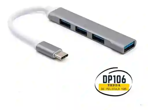 Hub Tipo C A Usb Adaptador Tipo C To Usb