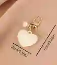 Llavero Diseño De Corazón Con Perlas Para Hombre O Mujer Para Llaves
