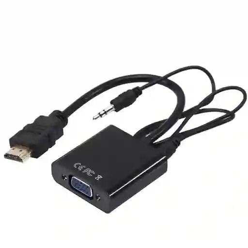 Convertidor De Hdmi A Vga Con Sonido