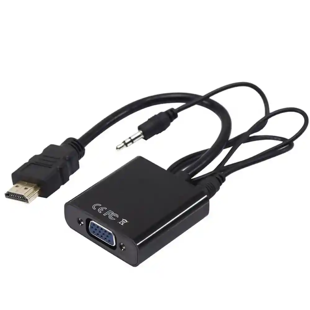 Convertidor De Hdmi A Vga Con Sonido