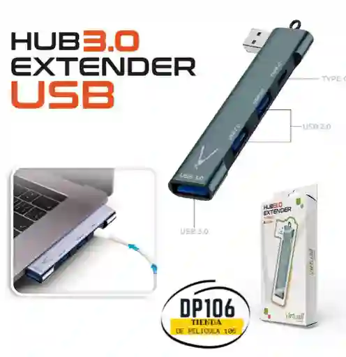 Hub Usb 3.0 / Adaptador Multipuerto Usb