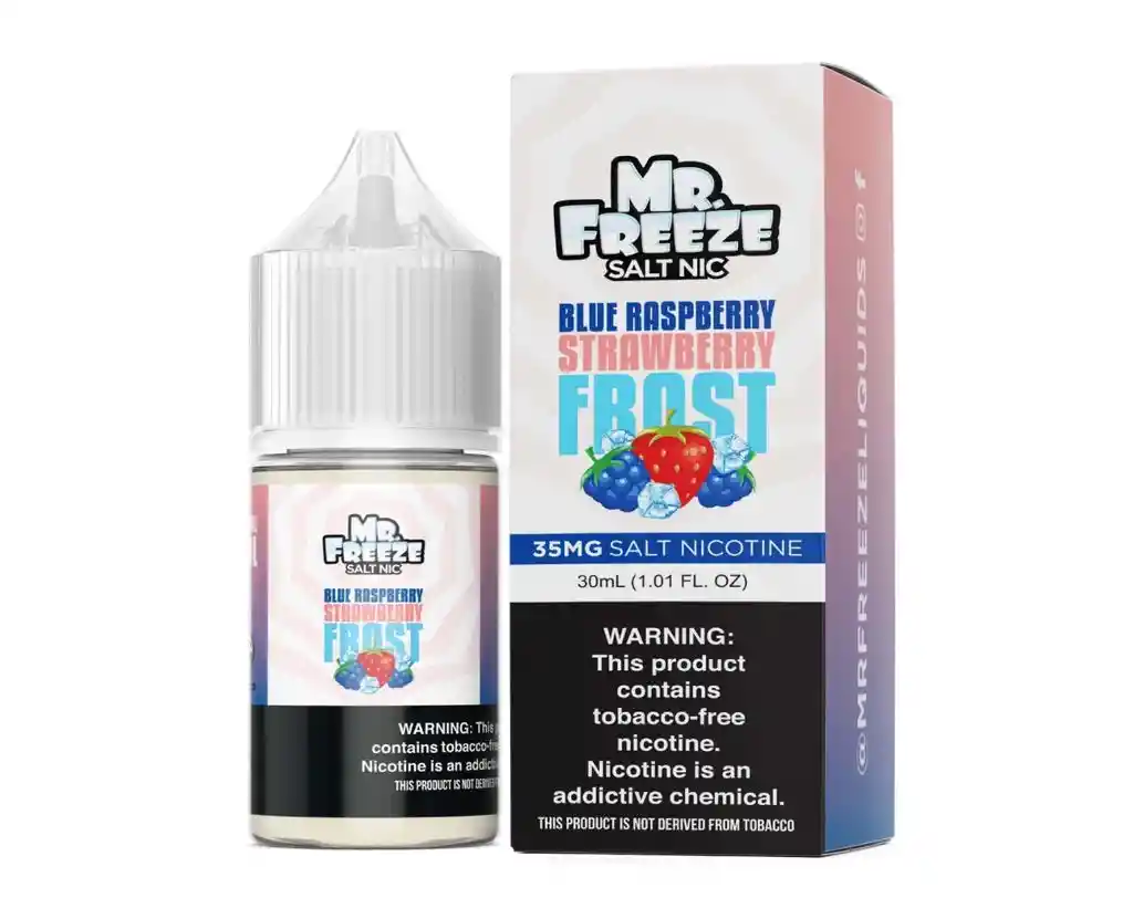 Sal Mr Freeze 50mg 30ml Blue Raspberry Strawberry Frost