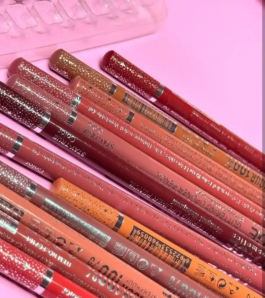 Delineador Para Labios Delineador Para Ojos Con Brillos Maquillaje Para Rostro