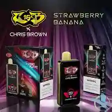 Vaporizador Chris Brown 15,000 Puffs Strawberry Banana