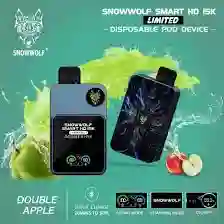 Vaporizador Snow Wolf 15,000 Puffs Double Apple