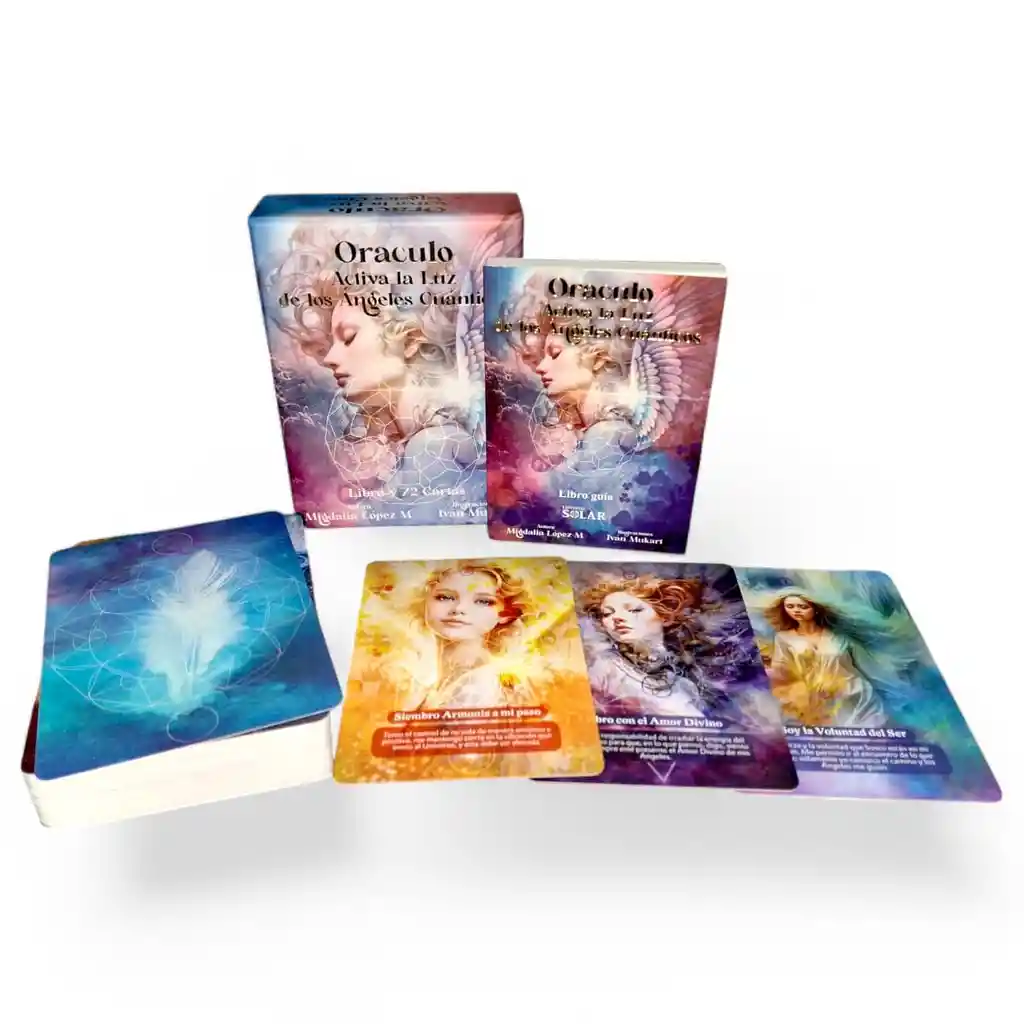 Oráculo Activa La Luz De Los Angeles Cuánticos | 72 Cartas