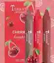 Caja De 3 Labiales Matte Aterciopelado En Forma De Crayon Cereza