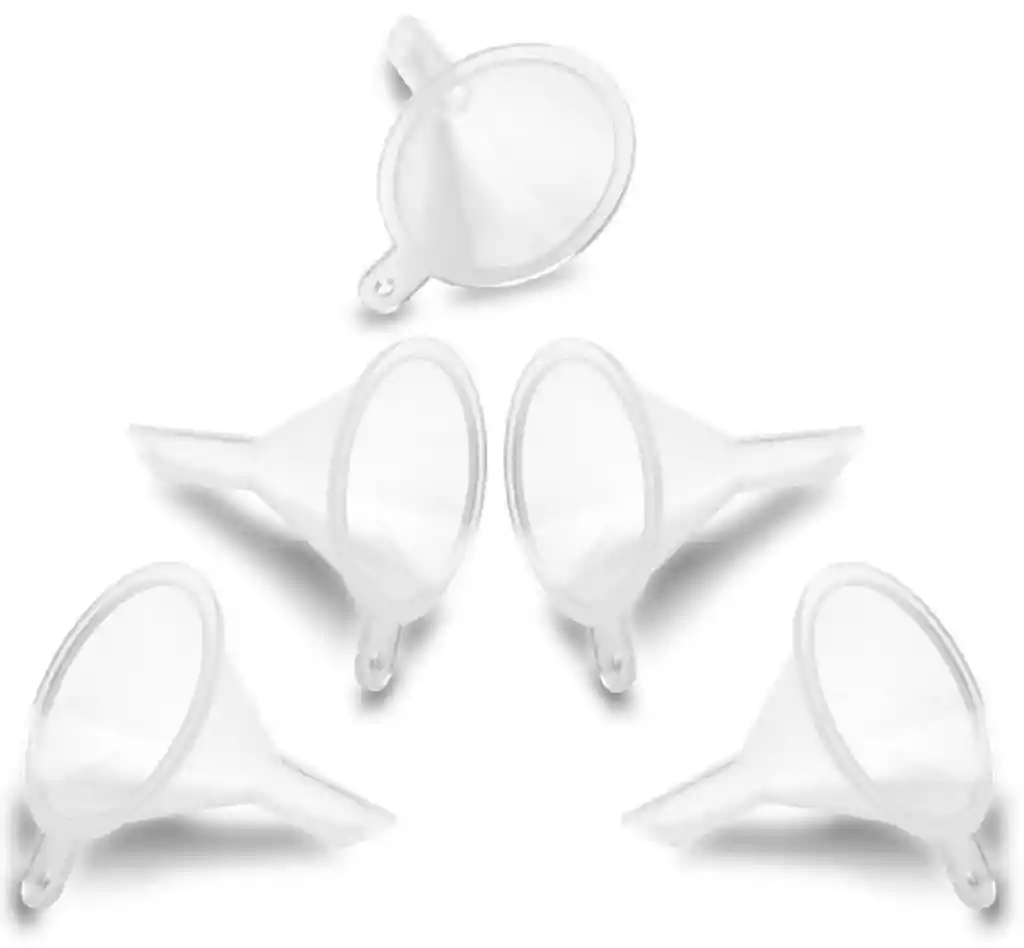 Embudo Plástico X5 Mini Perfumería Aceites