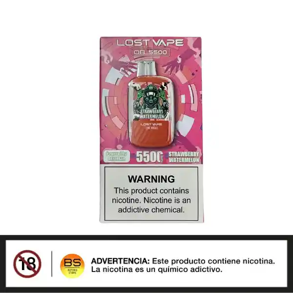 Vape Strawberry Watermelon Lost Vape Ob 5500 Puffs