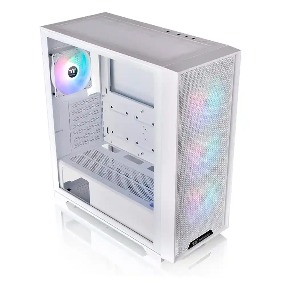 Caja E-atx Thermaltake H390 Tg Atgb Snow (750w 80 Plus Bronze)
