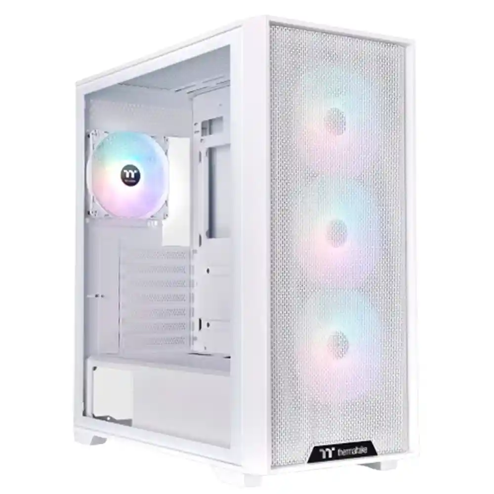 Caja E-atx Thermaltake H390 Tg Atgb Snow (750w 80 Plus Bronze)