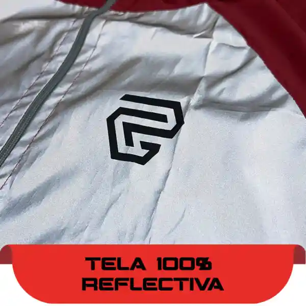 Chaqueta Cortaviento Portable Gp Lady Tela 100% Reflectiva Disponible Talla S