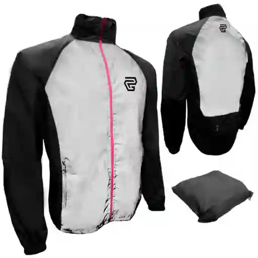 Chaqueta Cortaviento Portable Gp Lady Tela 100% Reflectiva Disponible Talla S