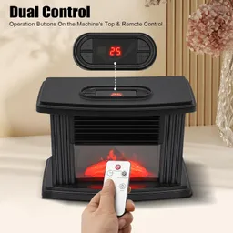 Mini Chimenea Eléctrica De Mesa, Calentador De Habitación, Calentador De Ambiente