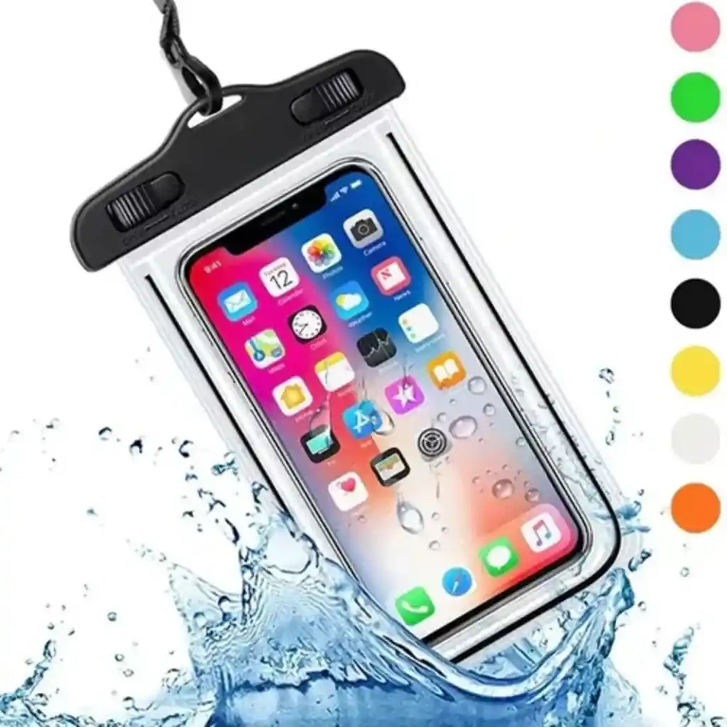 Funda Estuche Impermeable Celular Universal Contra El Agua