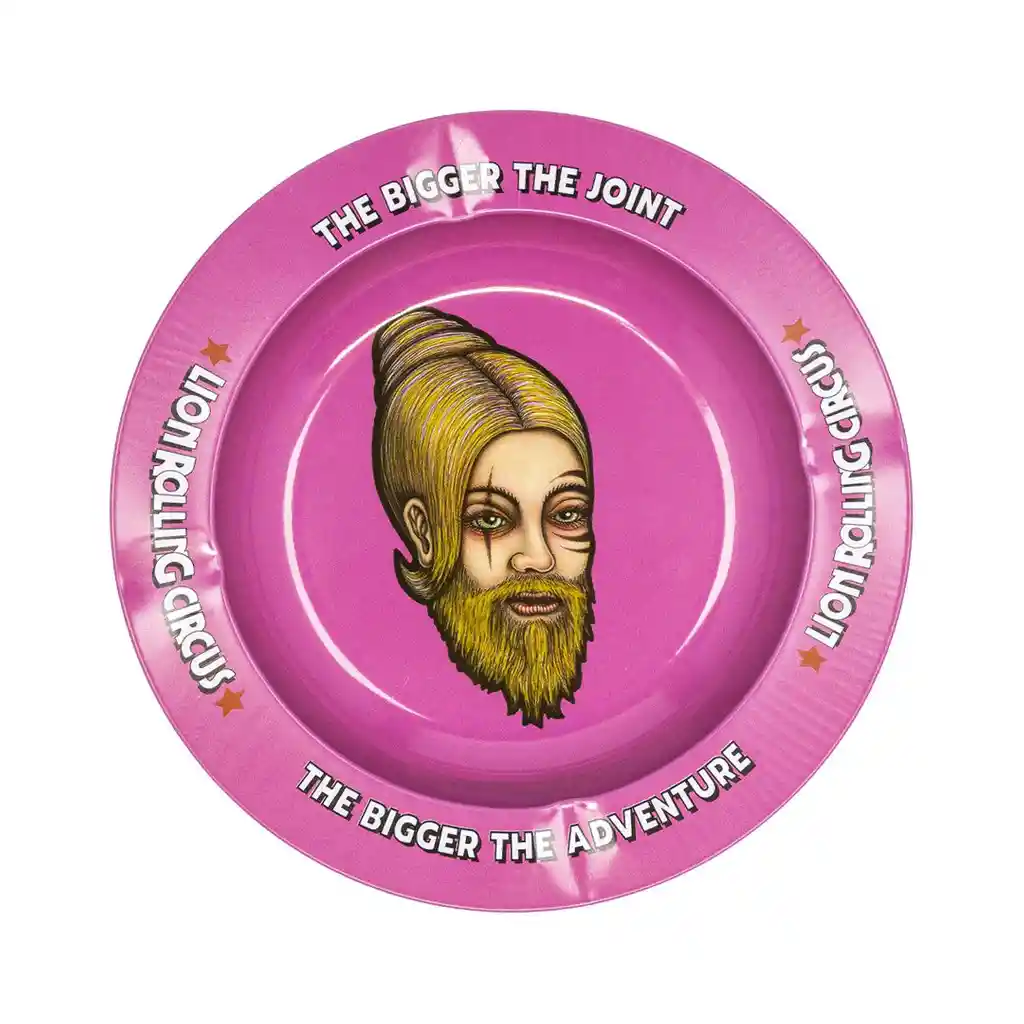 Cenicero Lion Rolling Circus - Rosa
