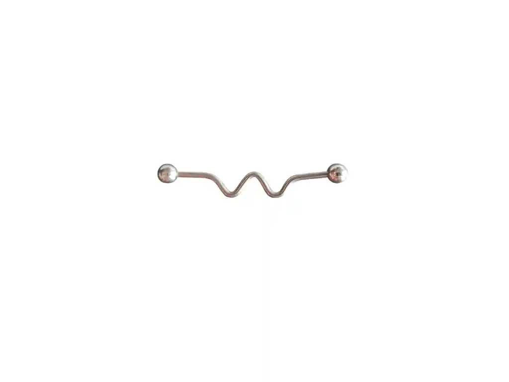Piercing Barra Curvo Acero