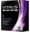 Condón Vitalis Strong Extra Resistente X 3 Unidades