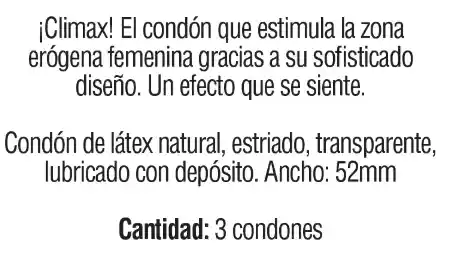 Condón Vitalis Ribbed Texturizado X 3 Unidades