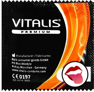 Condón Vitalis Color Y Sabor X 3 Unidades